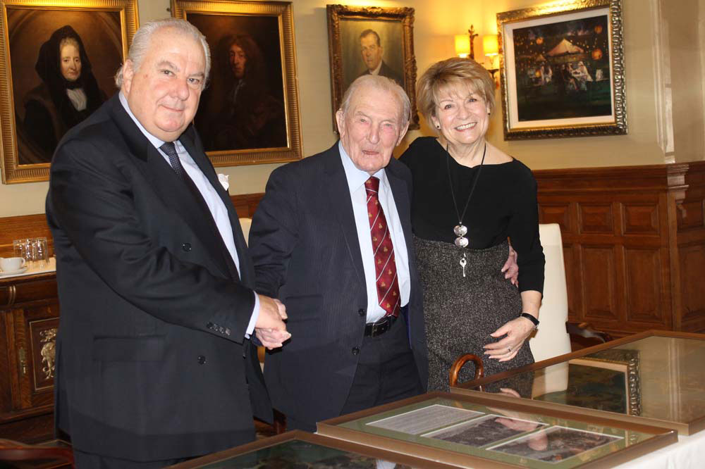 Philip Nugus (left), Johnny Johnson (centre), Patricia Christmas (right)