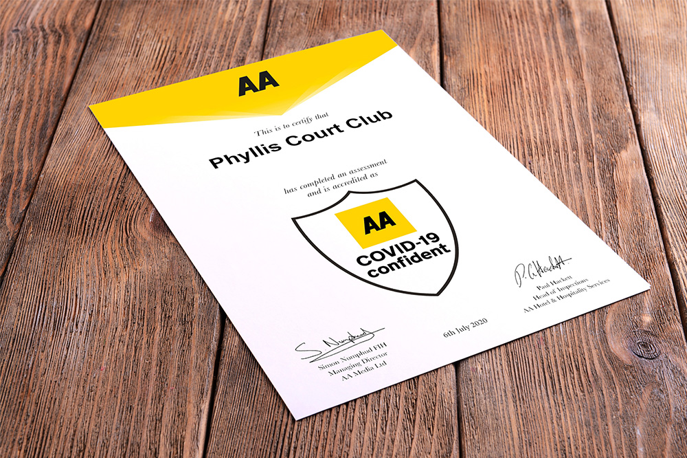 AA Covid confident accredited